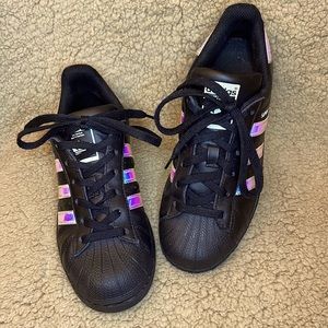 Black Iridescent Adidas